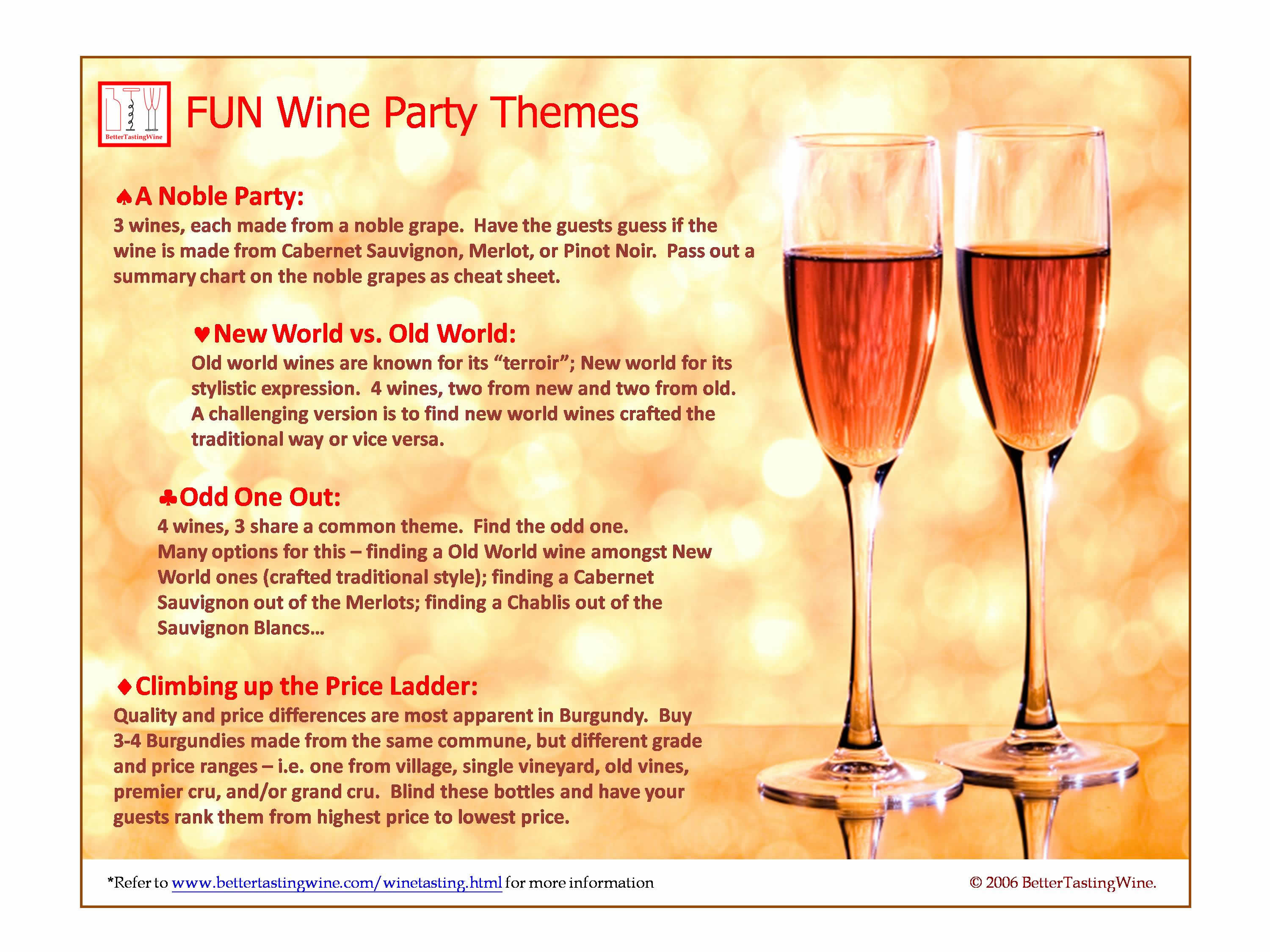 Wine Party Themes