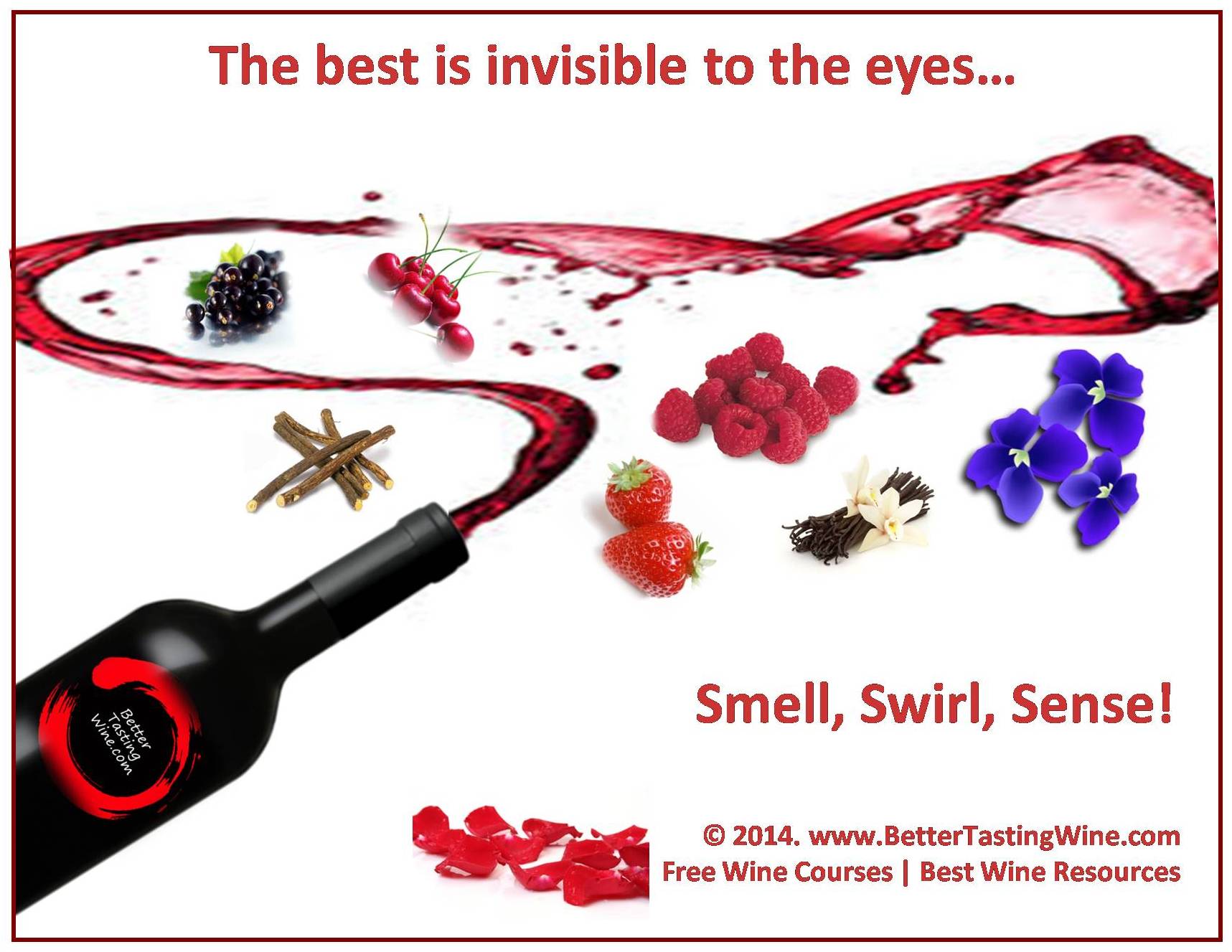 Wine Quote Best is Invisible BetterTastingWine
