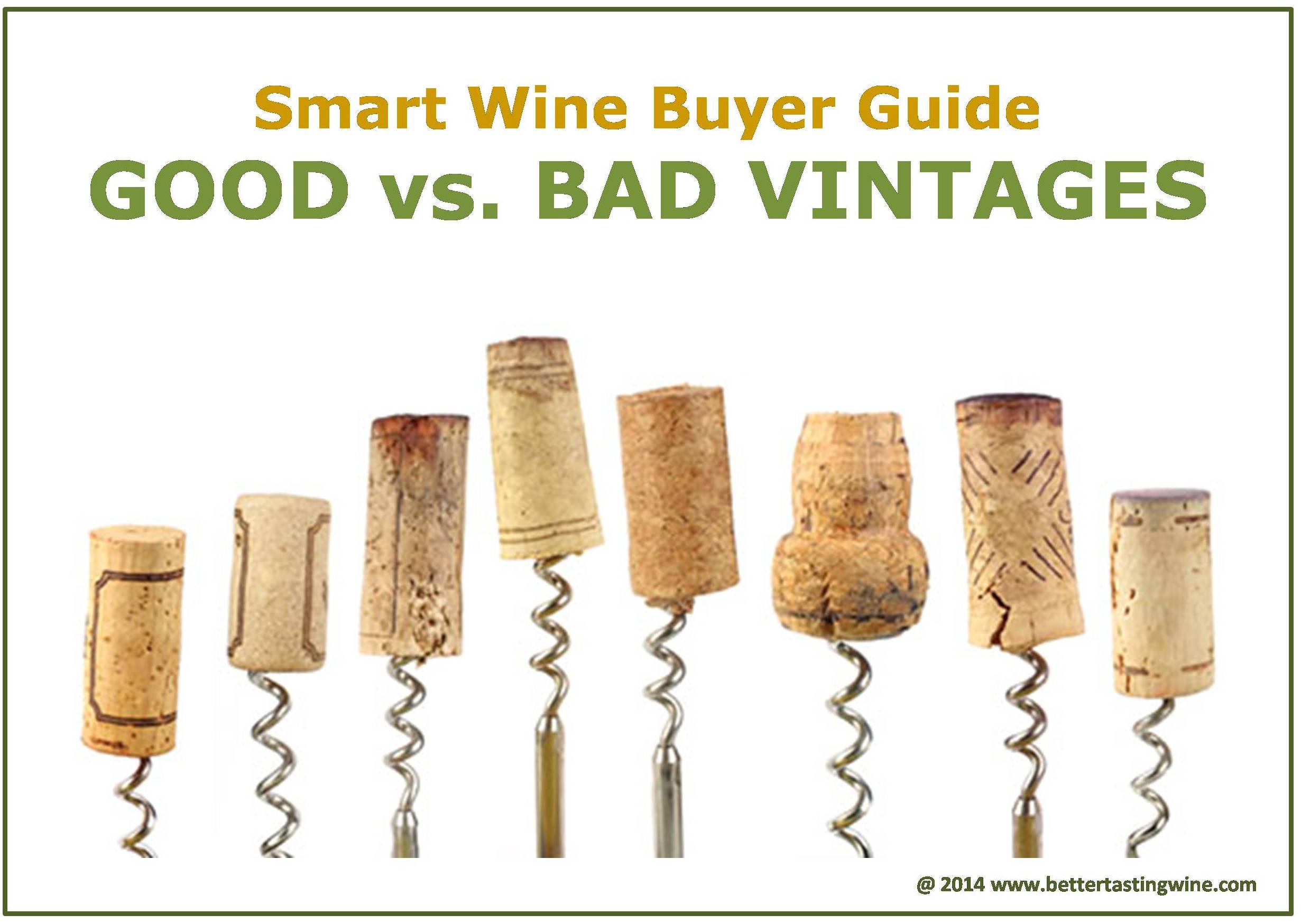 Wine Buying Guide:  Vintage Matters